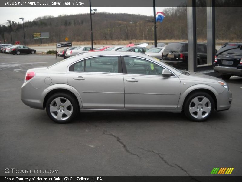 Silver Pearl / Gray 2008 Saturn Aura XE 3.5