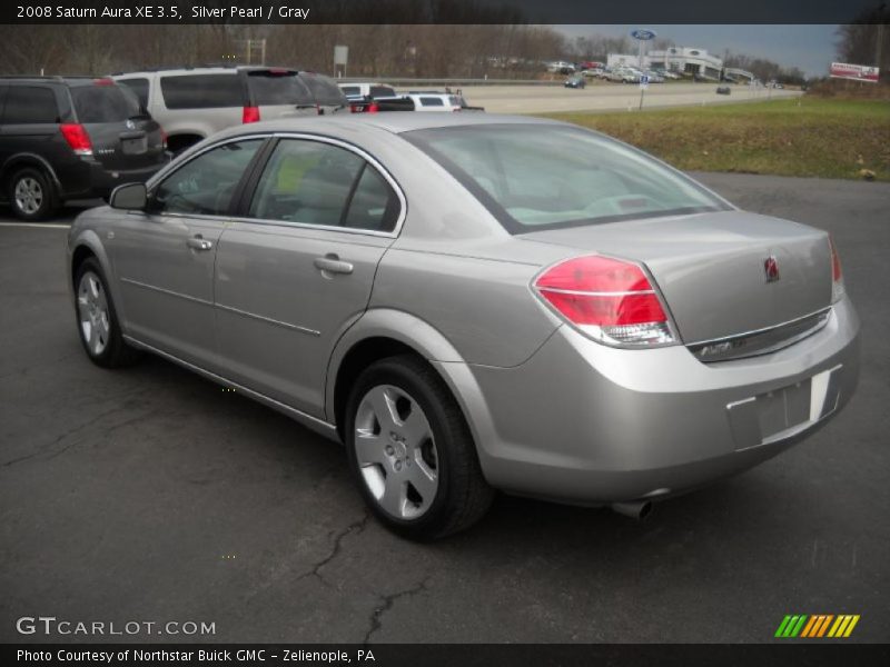 Silver Pearl / Gray 2008 Saturn Aura XE 3.5