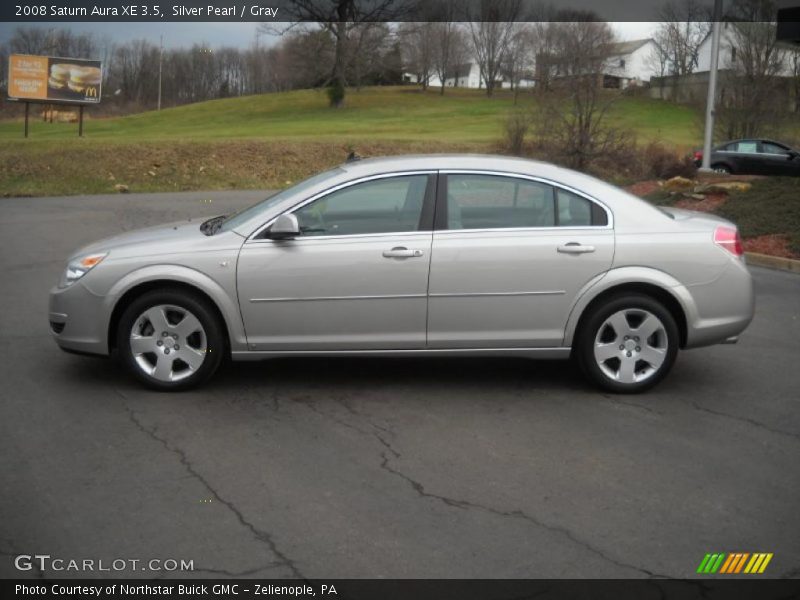Silver Pearl / Gray 2008 Saturn Aura XE 3.5