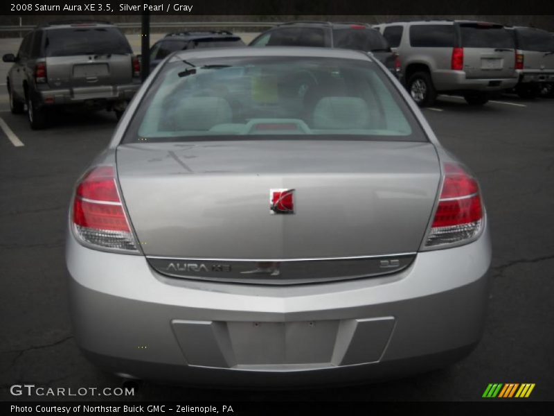 Silver Pearl / Gray 2008 Saturn Aura XE 3.5