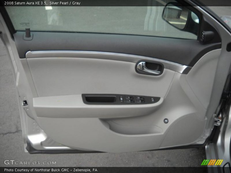 Silver Pearl / Gray 2008 Saturn Aura XE 3.5