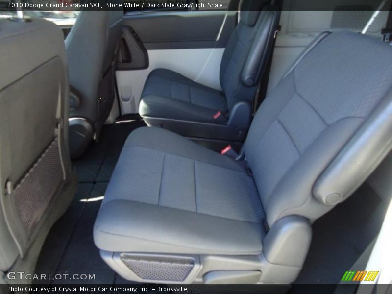 Stone White / Dark Slate Gray/Light Shale 2010 Dodge Grand Caravan SXT