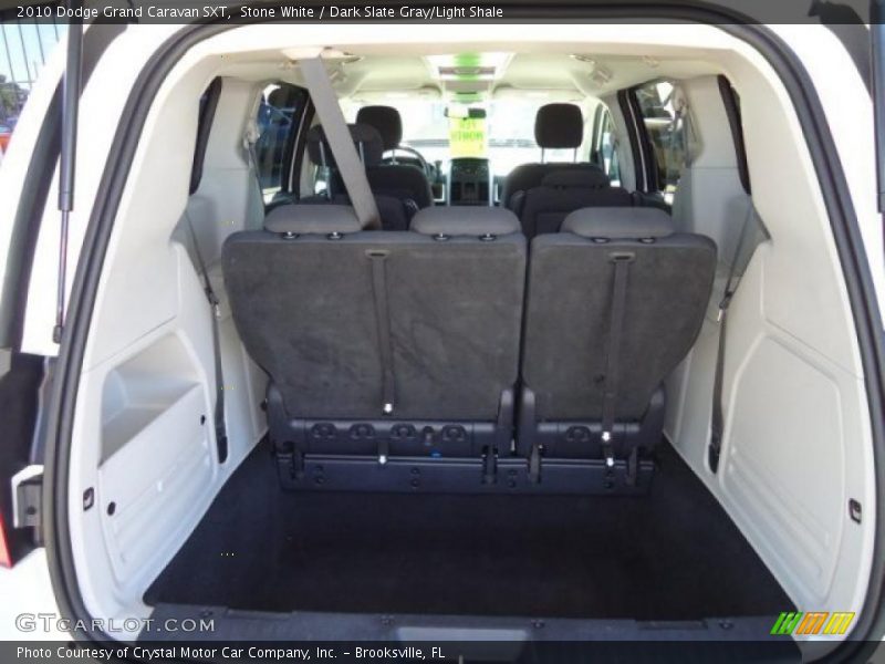 Stone White / Dark Slate Gray/Light Shale 2010 Dodge Grand Caravan SXT