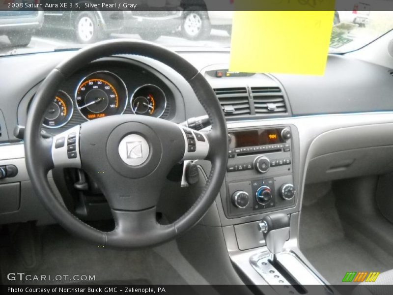 Silver Pearl / Gray 2008 Saturn Aura XE 3.5