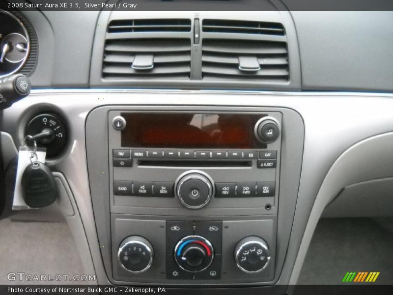 Silver Pearl / Gray 2008 Saturn Aura XE 3.5