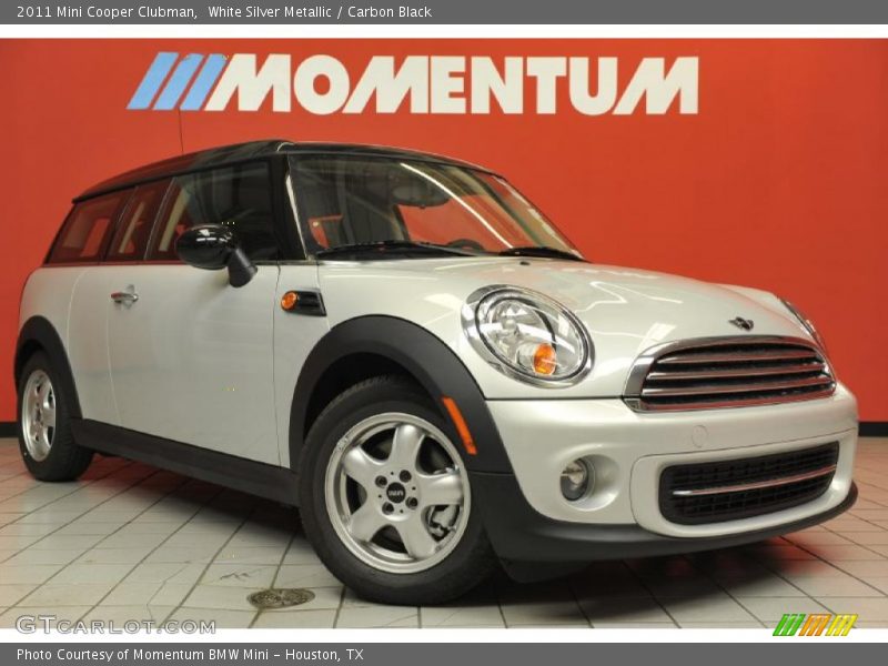 White Silver Metallic / Carbon Black 2011 Mini Cooper Clubman