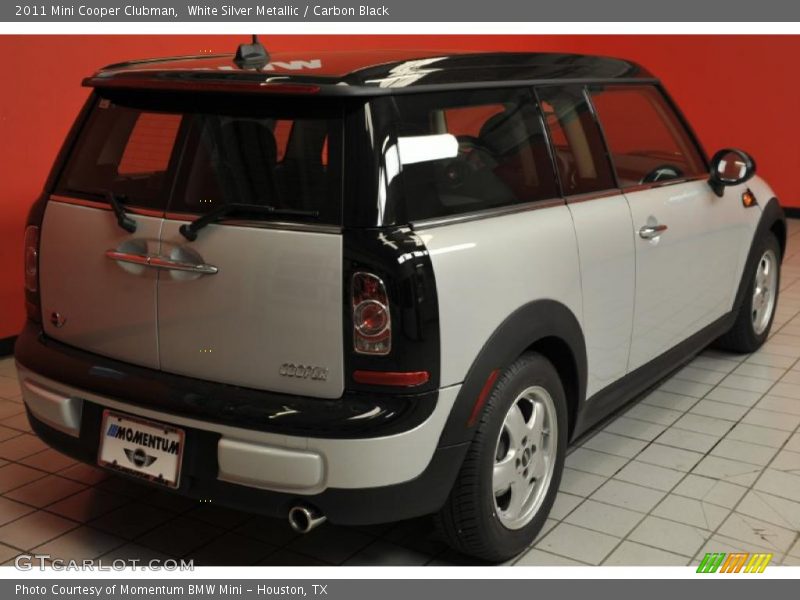 White Silver Metallic / Carbon Black 2011 Mini Cooper Clubman