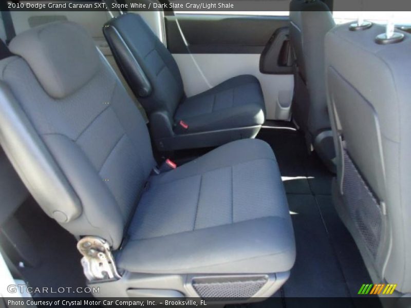 Stone White / Dark Slate Gray/Light Shale 2010 Dodge Grand Caravan SXT