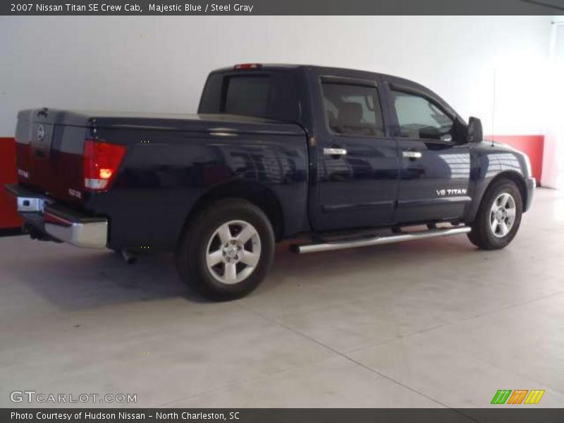 Majestic Blue / Steel Gray 2007 Nissan Titan SE Crew Cab