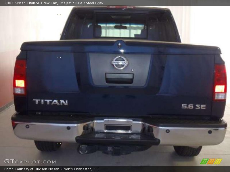 Majestic Blue / Steel Gray 2007 Nissan Titan SE Crew Cab