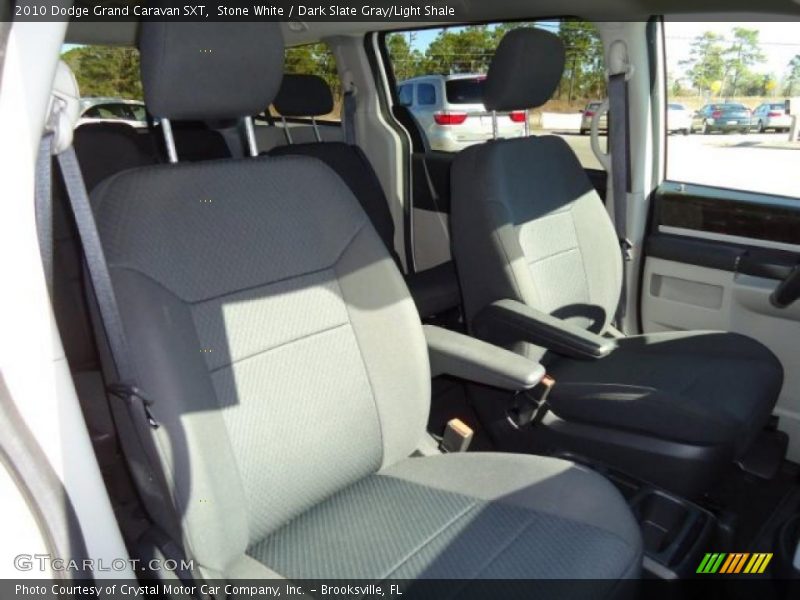 Stone White / Dark Slate Gray/Light Shale 2010 Dodge Grand Caravan SXT