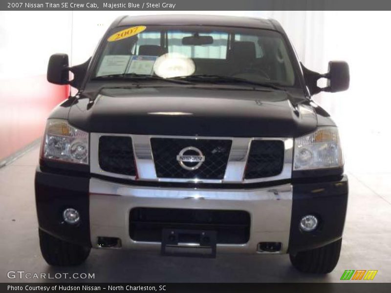 Majestic Blue / Steel Gray 2007 Nissan Titan SE Crew Cab
