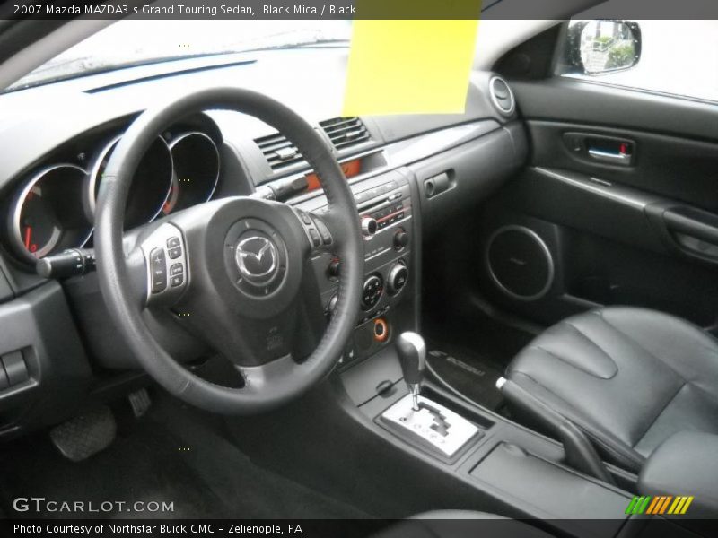Black Mica / Black 2007 Mazda MAZDA3 s Grand Touring Sedan
