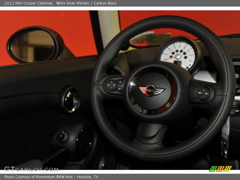 White Silver Metallic / Carbon Black 2011 Mini Cooper Clubman