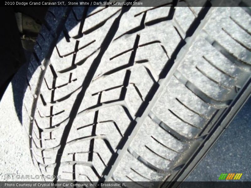 Stone White / Dark Slate Gray/Light Shale 2010 Dodge Grand Caravan SXT