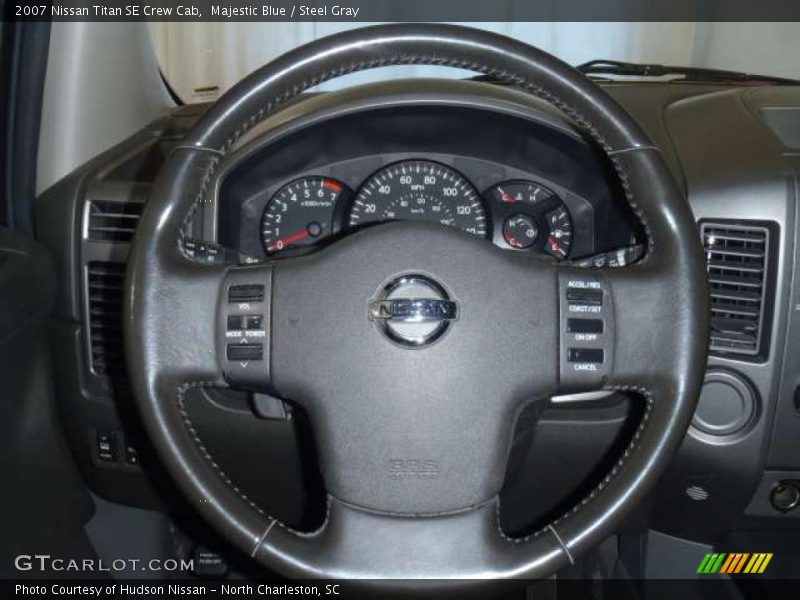 Majestic Blue / Steel Gray 2007 Nissan Titan SE Crew Cab