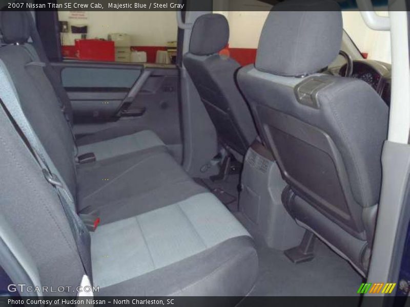 Majestic Blue / Steel Gray 2007 Nissan Titan SE Crew Cab