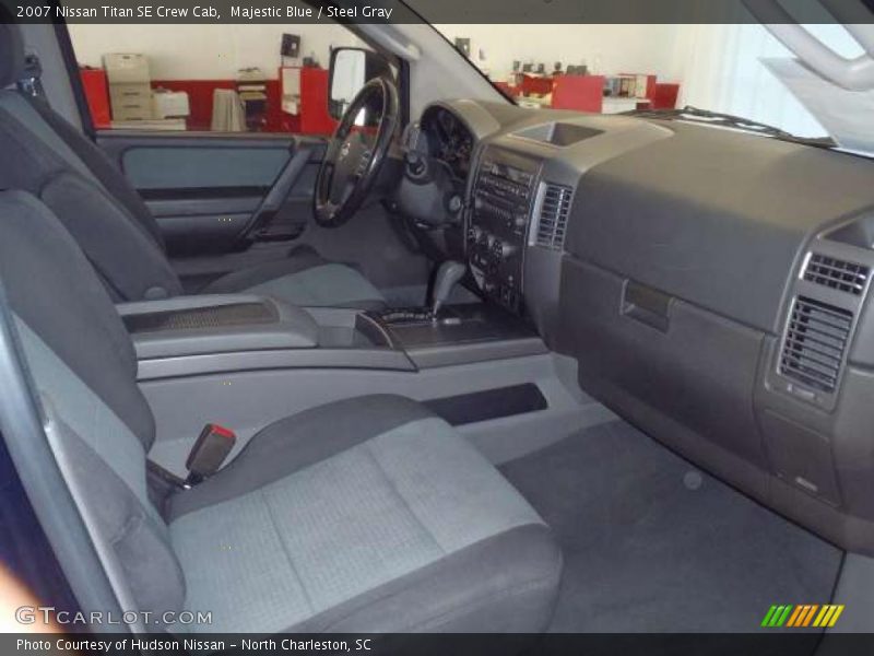 Majestic Blue / Steel Gray 2007 Nissan Titan SE Crew Cab