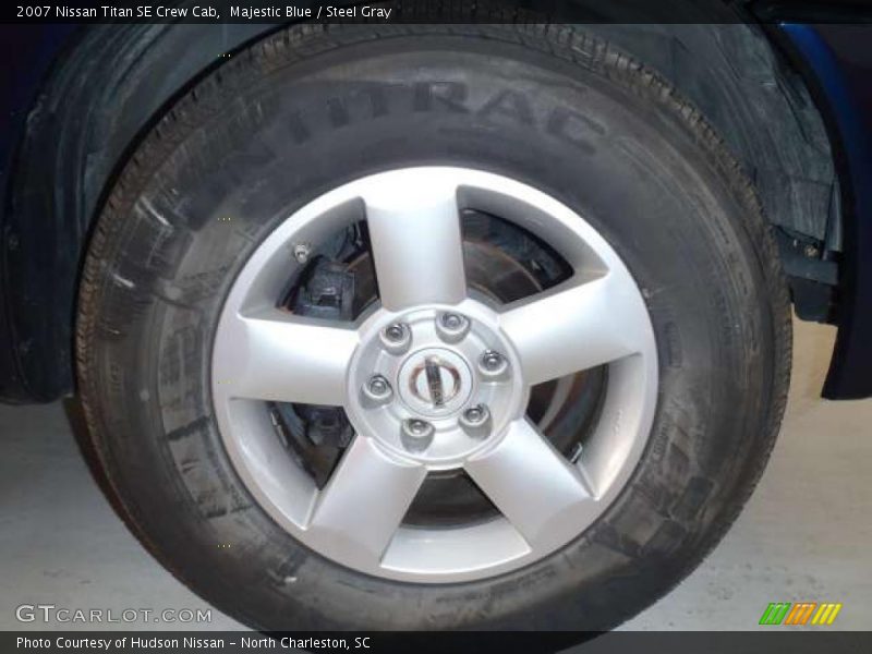 Majestic Blue / Steel Gray 2007 Nissan Titan SE Crew Cab