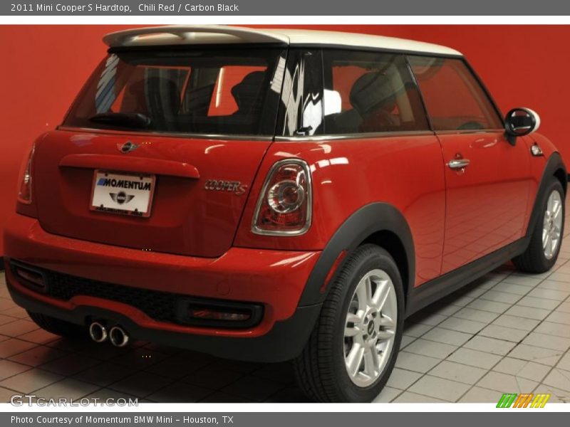 Chili Red / Carbon Black 2011 Mini Cooper S Hardtop