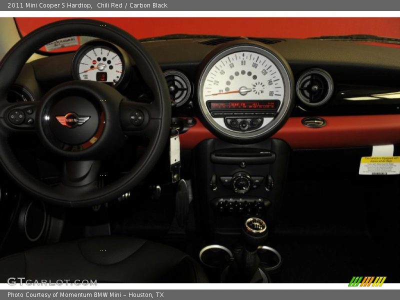 Chili Red / Carbon Black 2011 Mini Cooper S Hardtop