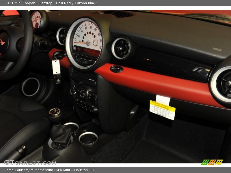 Chili Red / Carbon Black 2011 Mini Cooper S Hardtop