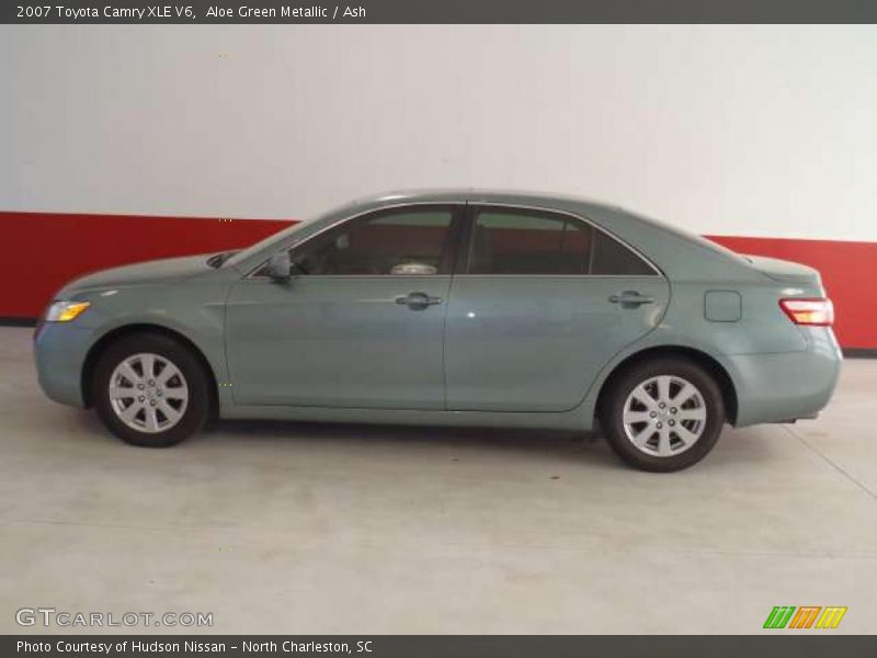 Aloe Green Metallic / Ash 2007 Toyota Camry XLE V6
