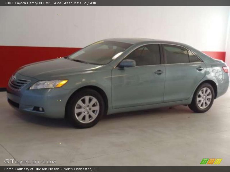 Aloe Green Metallic / Ash 2007 Toyota Camry XLE V6