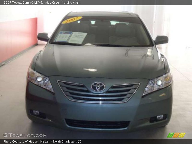 Aloe Green Metallic / Ash 2007 Toyota Camry XLE V6