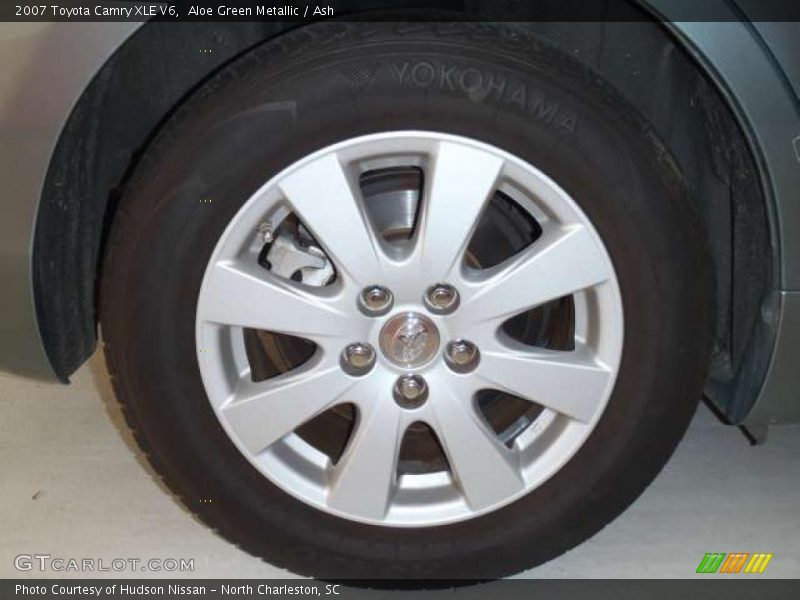 Aloe Green Metallic / Ash 2007 Toyota Camry XLE V6