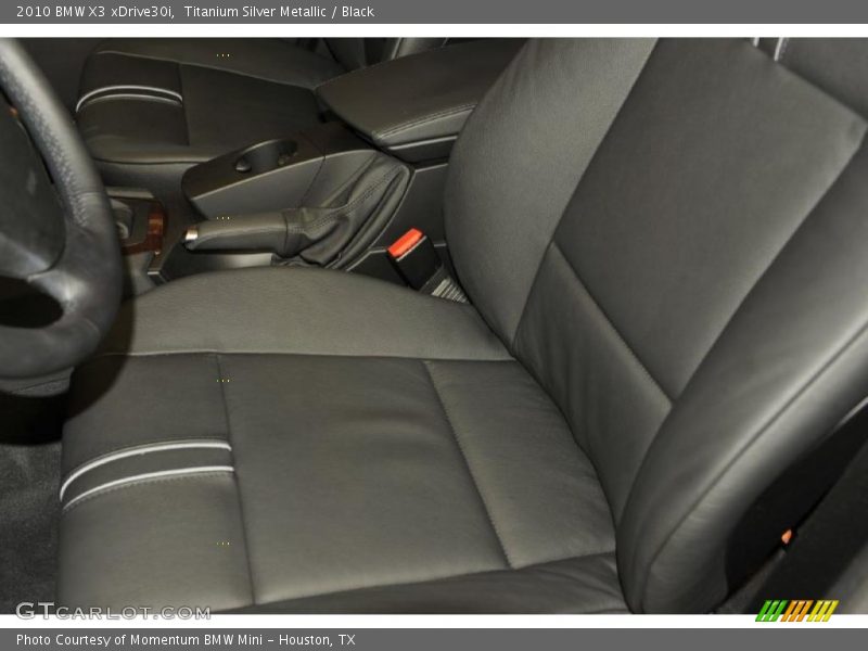 Titanium Silver Metallic / Black 2010 BMW X3 xDrive30i