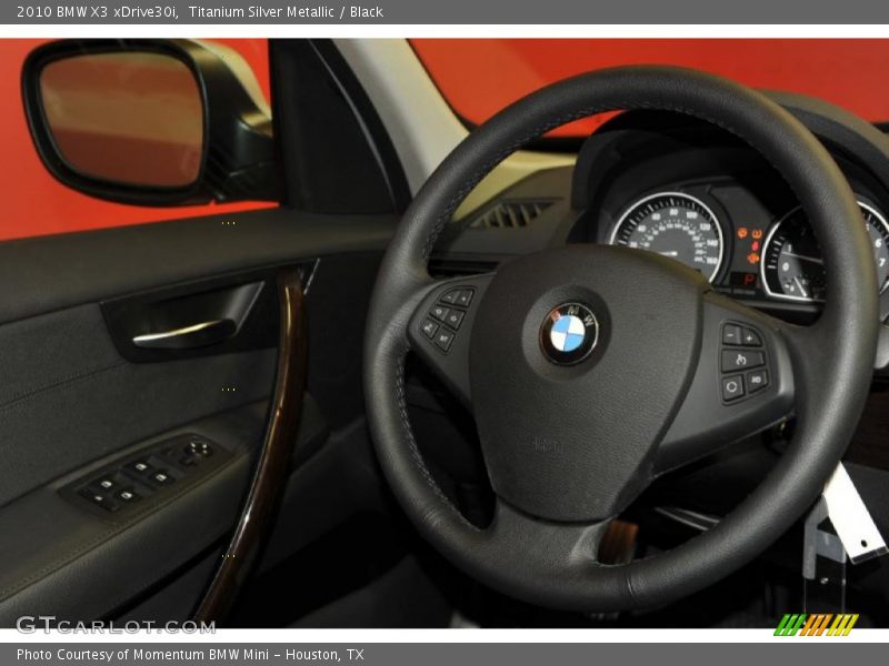 Titanium Silver Metallic / Black 2010 BMW X3 xDrive30i