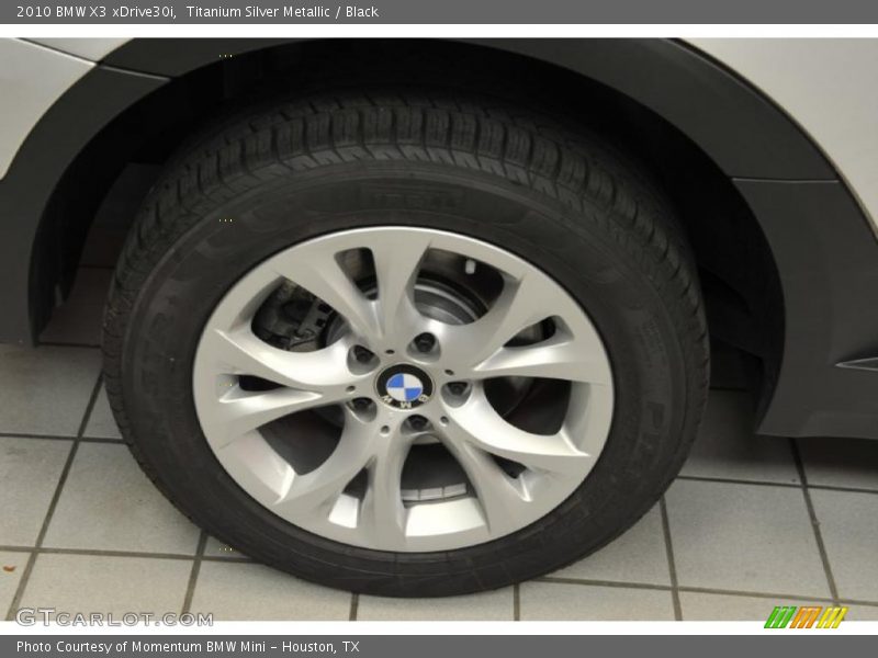 Titanium Silver Metallic / Black 2010 BMW X3 xDrive30i