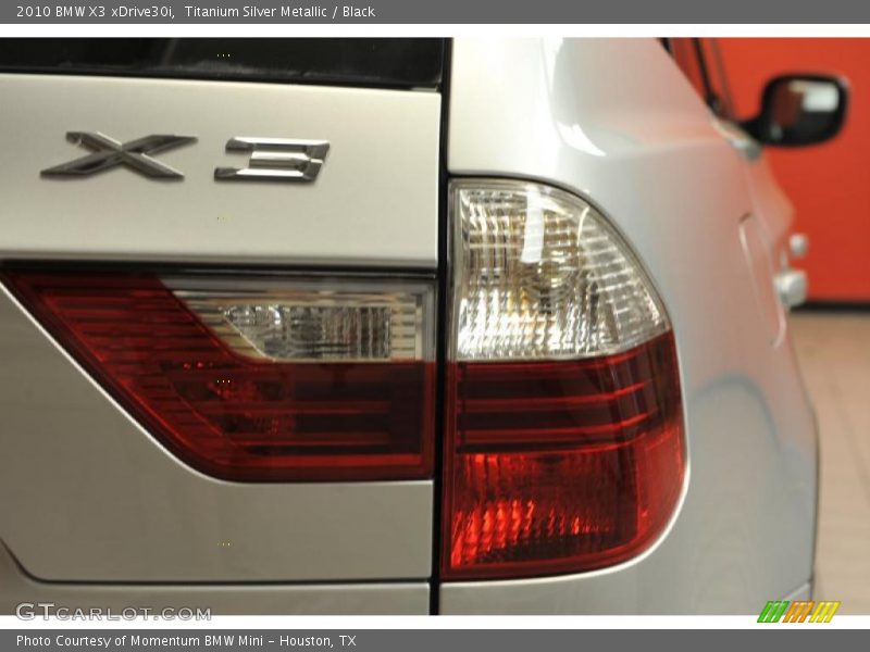 Titanium Silver Metallic / Black 2010 BMW X3 xDrive30i