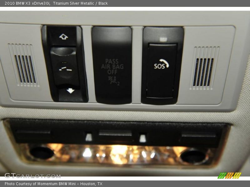 Titanium Silver Metallic / Black 2010 BMW X3 xDrive30i
