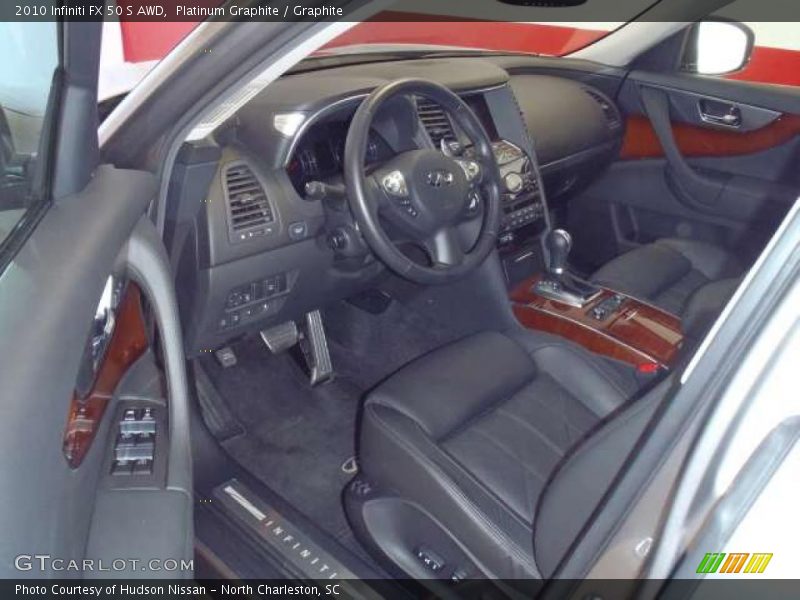  2010 FX 50 S AWD Graphite Interior