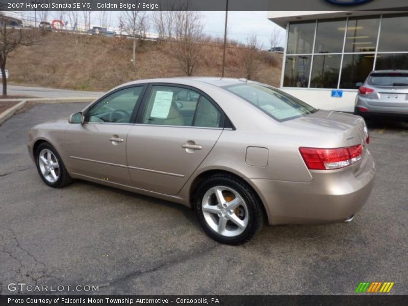 Golden Beige / Beige 2007 Hyundai Sonata SE V6