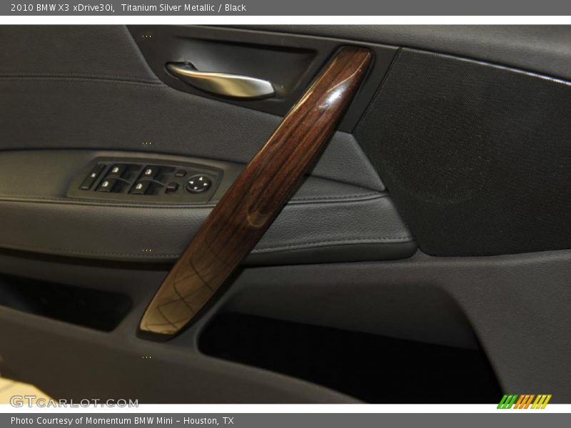Titanium Silver Metallic / Black 2010 BMW X3 xDrive30i