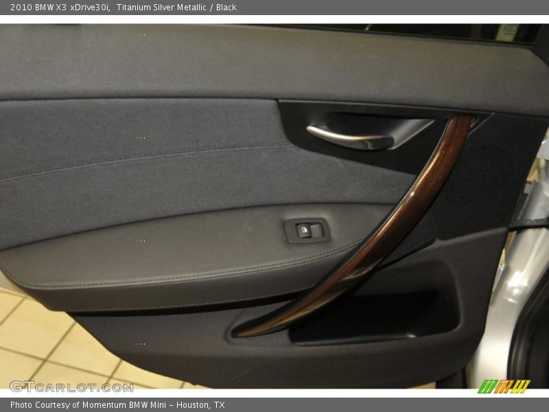 Titanium Silver Metallic / Black 2010 BMW X3 xDrive30i