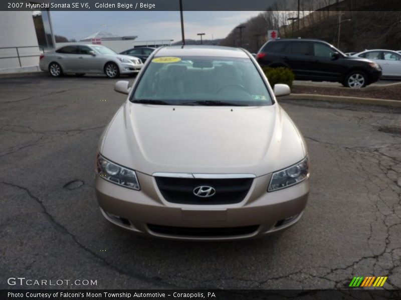 Golden Beige / Beige 2007 Hyundai Sonata SE V6
