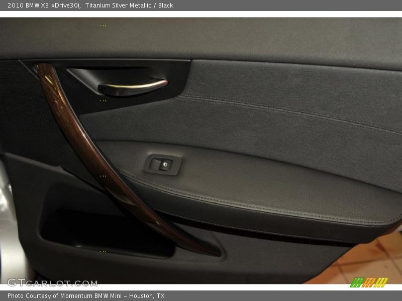 Titanium Silver Metallic / Black 2010 BMW X3 xDrive30i