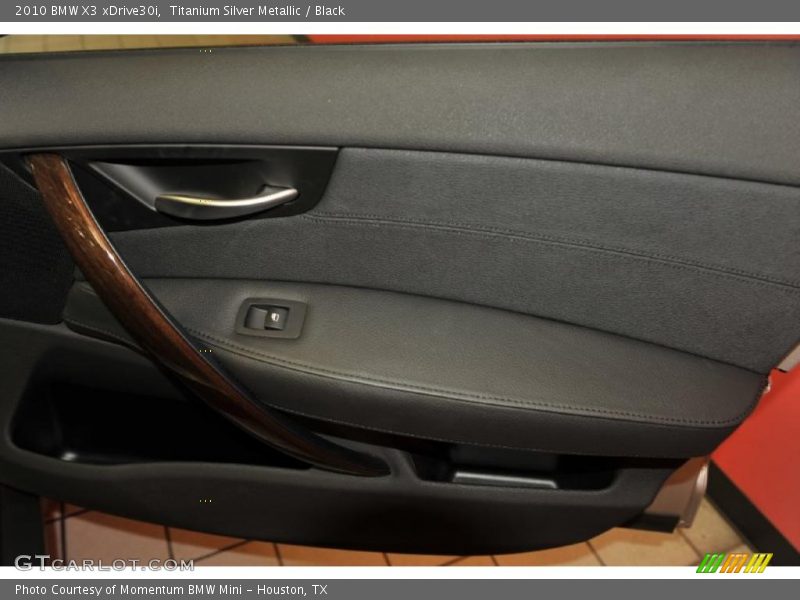 Titanium Silver Metallic / Black 2010 BMW X3 xDrive30i