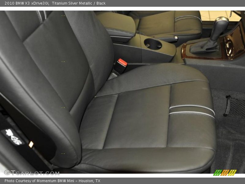 Titanium Silver Metallic / Black 2010 BMW X3 xDrive30i