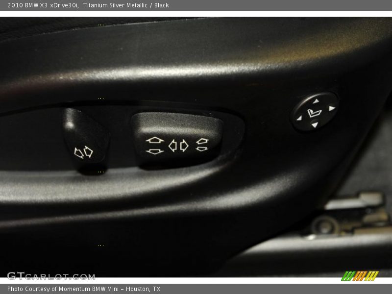 Titanium Silver Metallic / Black 2010 BMW X3 xDrive30i