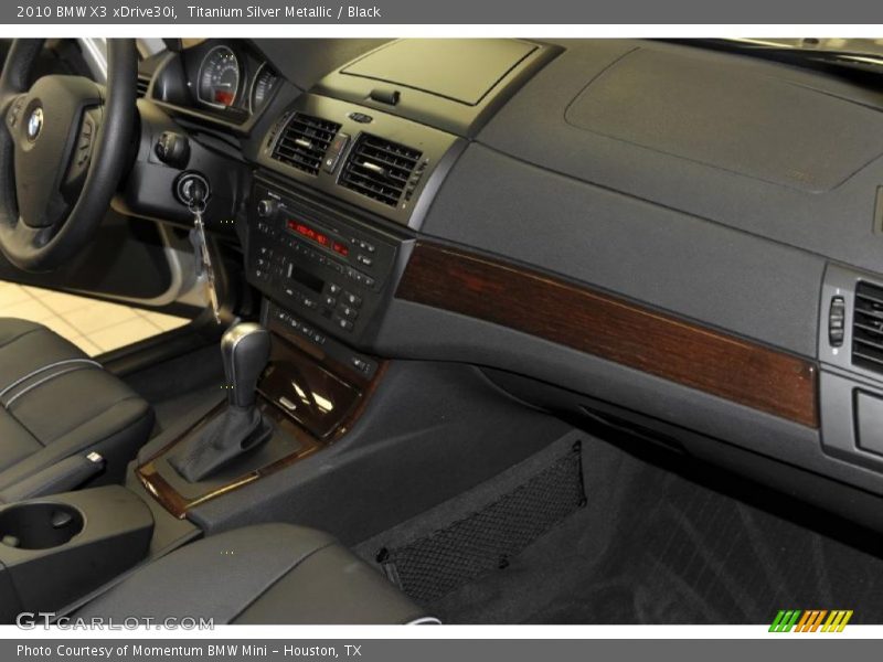 Titanium Silver Metallic / Black 2010 BMW X3 xDrive30i