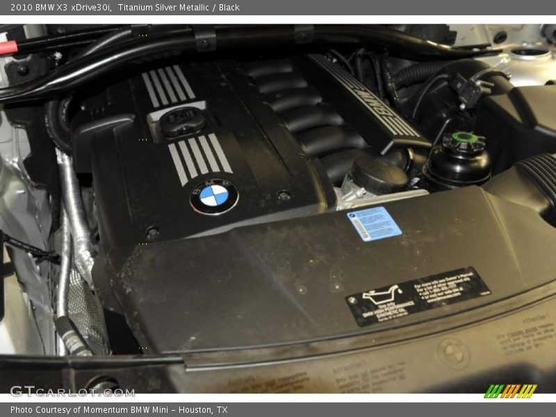 Titanium Silver Metallic / Black 2010 BMW X3 xDrive30i