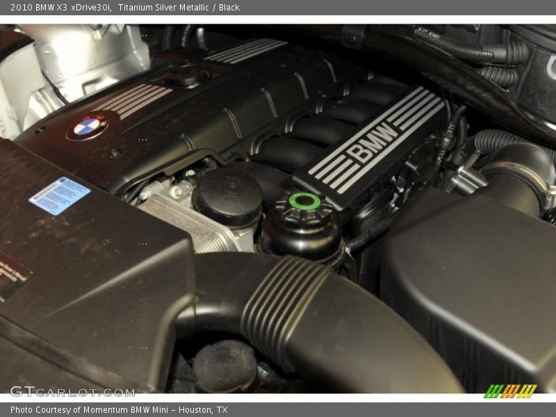 Titanium Silver Metallic / Black 2010 BMW X3 xDrive30i