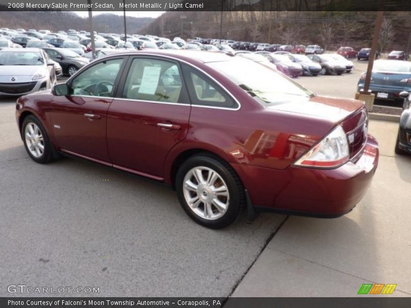 Merlot Metallic / Light Camel 2008 Mercury Sable Premier Sedan