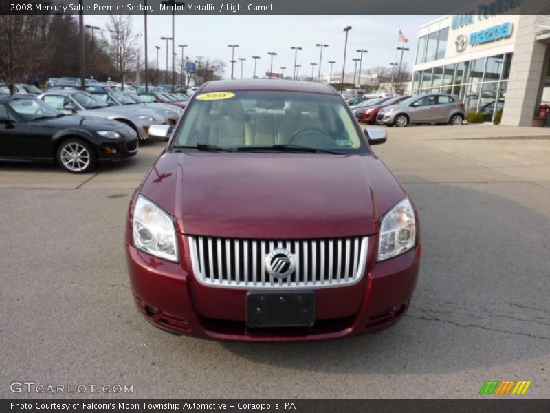 Merlot Metallic / Light Camel 2008 Mercury Sable Premier Sedan
