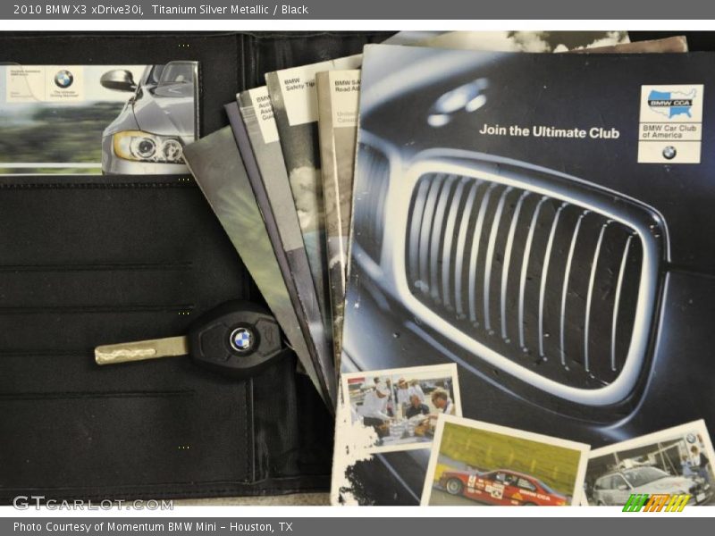 Titanium Silver Metallic / Black 2010 BMW X3 xDrive30i